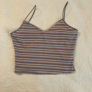 Strip crop top